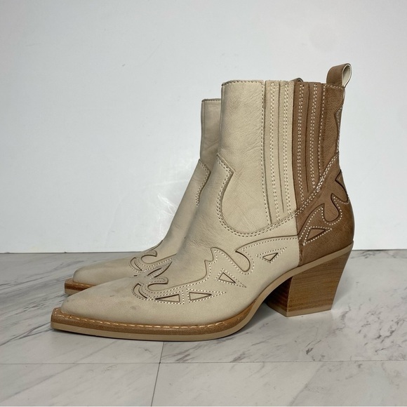 Dolce Vita Ramson Dune Multi Nubuck Western Bootie 6 1/2 - Picture 14 of 14